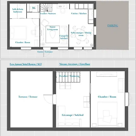 Eco-appart'hotel - Slt Lejlighed Rouen